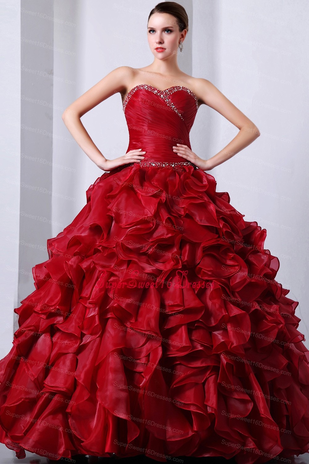 Red Sweet 16 Dresses