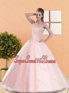 2015 Classical Ball Gown Military Ball Dresses with Beading