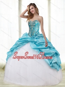 Elegant Multi Color Sweet 16 Dresses with Embroidery