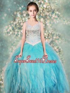 Perfect Straps Ball Gown Mini Quinceanera Dresses with Beading