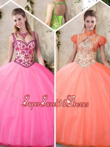 New Style Straps Quinceanera Dresses with Straps for 2016