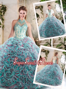 New Arrivals Halter Top Sweet 16 Dresses with Appliques