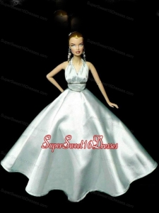 Perfect Party Dress To Barbie Doll Dress With Beading and Light Blue