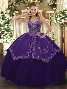 Sleeveless Pattern Lace Up Sweet 16 Quinceanera Dress
