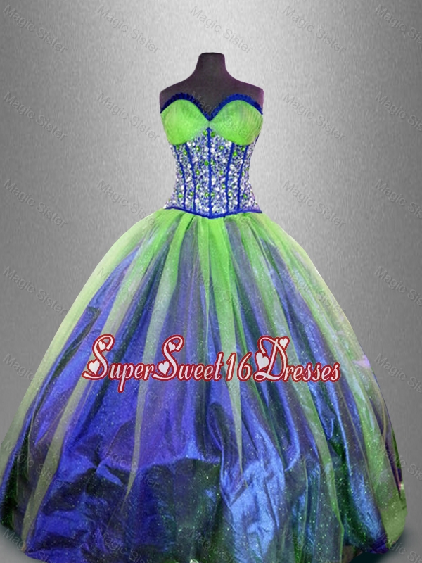Popular Ball Gown Sweet 16 Gowns with Beading and Ruffles