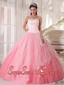 Sweetheart Beading Custom Made Sweet 16 Dresses in Pink and White