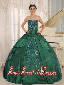 Appliques Beading Ball Gown Military Ball Dress With Sweetheart in Multi-colour