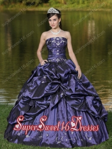 New Style In Custom Size Strapless For Sweet 16 Dresses Beaded Decorate With Blue