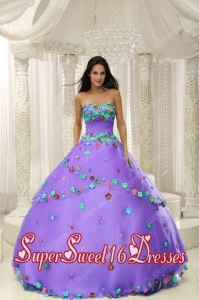 Purple Ball Gown Modest Sweet Sixteen Dresses with Beading