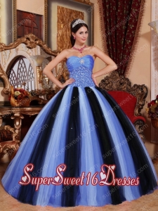 Beading Ball Gown Sweetheart Tulle Pretty Quinceanera Dresses in Multi-colored