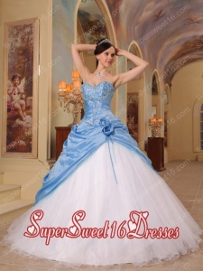 Colourful In A-Line Sweetheart With Floor-length Beading For Sweet 16 Ball Gowns