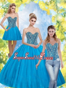 Perfect Beading Sweetheart Sweet 16 Ball Gowns for 2015