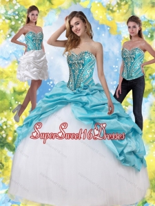 Popular 15th Birthday Party Dresses with Embroidery and Pick Ups