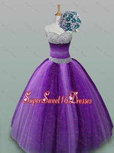 Popular Beaded Quinceanera Dresses in Spaghetti Straps for 2015