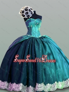 2015 Perfect Sweetheart Quinceanera Dresses with Lace