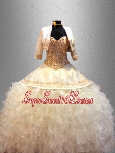 Popular Sweetheart Quinceanera Dresses with Beading and Ruffles