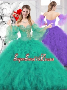 New Style Ball Gown Sweetheart Quinceanera Dresses for 2016 Spring