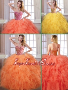 Elegant Sweet 16 Quinceanera Dresses with Floor Length