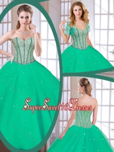 Elegant Sweet 16 Quinceanera Gowns with Beading