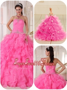 2016 Perfect Ball Gown Strapless Quinceanera Gowns with Beading