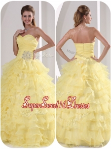 Plus Size Ball Gown Quinceaners Dresses with Appliques