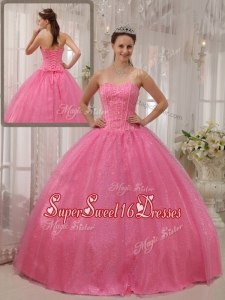 Plus Size Ball Gown Sweetheart Beading Sweet 16 Dresses