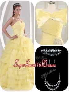 Pretty Beading and Appliques Sweet 16 Dresses for Fall