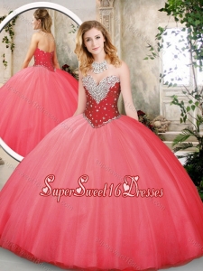 Modest Sweetheart Sweet Sixteen Dresses with Beading