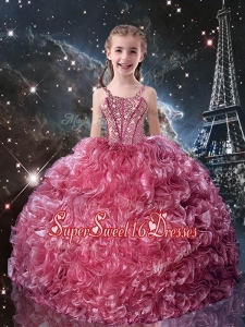 Pretty StrapsMini Quinceanera Dresses with Beading for Fall