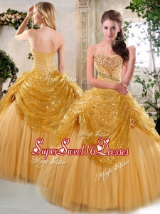 The Most Popular Floor Length Quinceanera Dresses with Beading and Paillette for