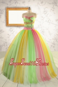 Elegant Sweet 16 Dresses in Multi Color for 2015
