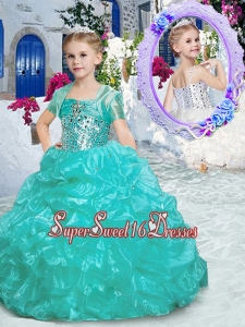 Best Spaghetti Straps Mini Quinceanera Dresses with Beading and Ruffles