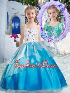 Beautiful Ball Gown Mini Quinceanera Dresses with Beading and Ruffles