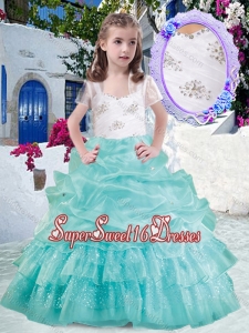 Elegant Straps Ball Gown Mini Quinceanera Dresses with Beading and Bubles