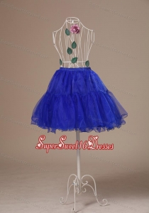 Custom Made 2015 Peacock Blue Petticoat