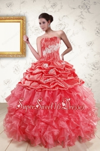Pretty Sweetheart Beading Quinceanera Dresses in Watermelon