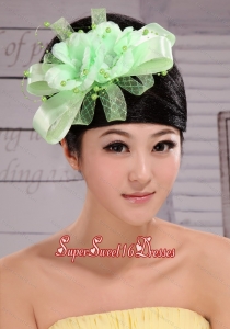 Lovely Taffeta and Tulle Beading Womens Fascinators For Party