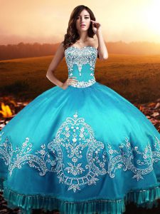 Flirting Sleeveless Lace Up Floor Length Beading and Appliques Quinceanera Gowns