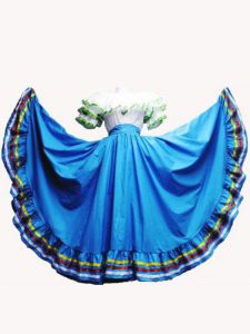 Taffeta Short Sleeves Floor Length Sweet 16 Dress and Ruffled Layers