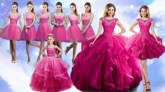 Attractive Organza Sleeveless Floor Length Quince Ball Gowns and Beading and Ruffles