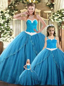 Ideal Sleeveless Lace Up Floor Length Ruching Quinceanera Dress