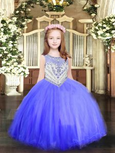 Great Sleeveless Beading Zipper Pageant Gowns