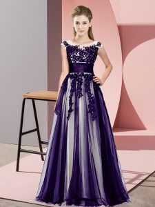 Discount Sleeveless Beading and Lace Zipper Dama Dress for Quinceanera