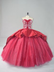 Lace Up Quinceanera Gowns Wine Red for Sweet 16 and Quinceanera with Appliques Court Train