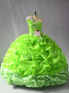 Sleeveless Organza Lace Up Quinceanera Dresses for Sweet 16 and Quinceanera