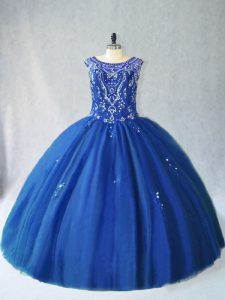 Beauteous Sleeveless Beading Lace Up Sweet 16 Quinceanera Dress