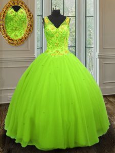 Traditional Sweet 16 Quinceanera Dress Military Ball and Sweet 16 and Quinceanera and For with Beading Straps Sleeveless Zipper