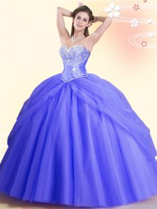 Luxury Floor Length Lavender Quince Ball Gowns Sweetheart Sleeveless Lace Up